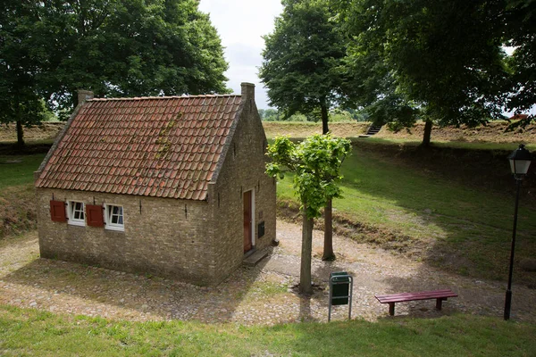 Die Nachbarschaft Eines Kleinen Dorfes Niederlande — Stockfoto