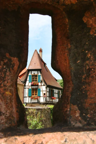 Die Häuser Eines Kleinen Dorfes Deutschland — Stockfoto