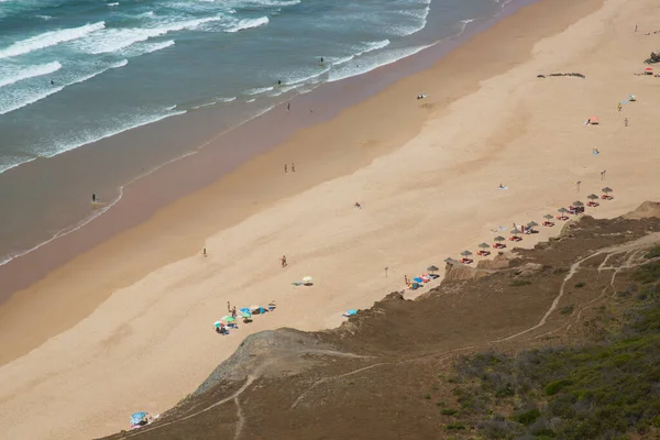 Praia Bordeira Una Playa Costa Oeste Del Algarve Situado Parque —  Fotos de Stock