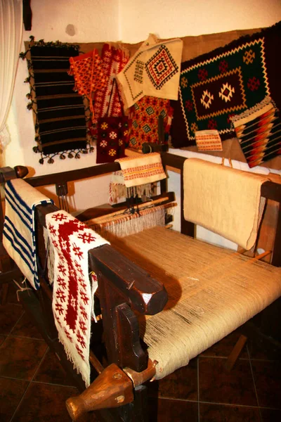 Interior Una Silla Madera — Foto de Stock