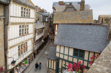 Ortaçağ mimarisinin güzel manzarası  