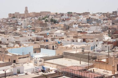 Eski Arap kasabasının güzel manzarası 