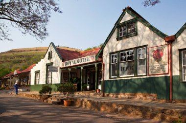 Eski şehrin güzel manzarası 