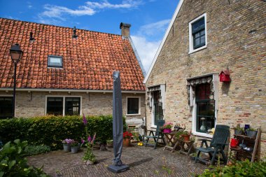 Hollanda 'da küçük bir köyün mahallesi.