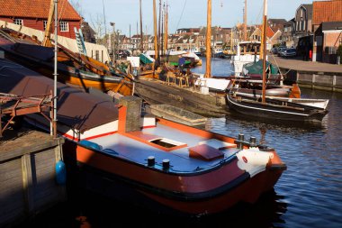 Güzel liman manzarası