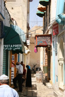 Arap mahallesinin manzarası