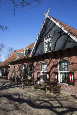 Sevimli köy evleri, ev manzarası, kasaba manzarası. 