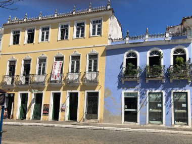 Güzel eski binalar eski şehir sokaklarında, seyahat sahneleri