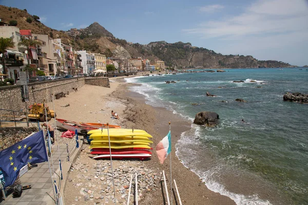 Utsikt Över Allmän Strand Kuststaden — Stockfoto