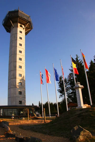 Över Hochheideturm Tornet — Stockfoto