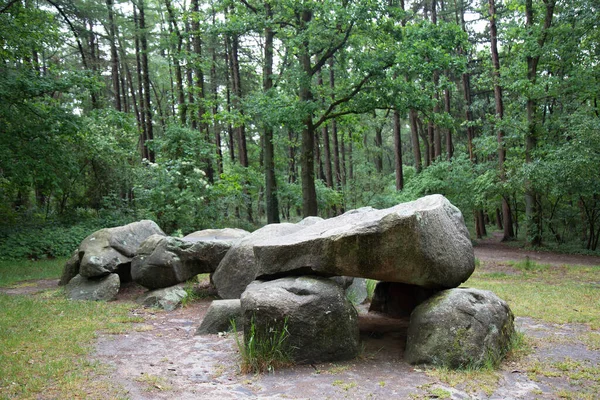 Μεγάλες Πέτρες Στο Καλοκαιρινό Πάρκο — Φωτογραφία Αρχείου