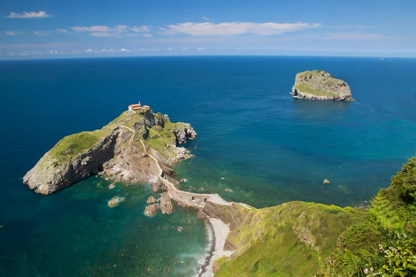 Gaztelugatxe Ist Eine Kleine Insel Der Küste Der Biskaya Die — Stockfoto