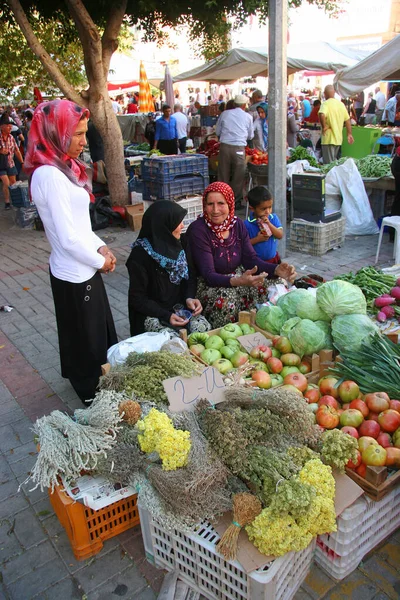 Gente Mercado Calle Abierta — Foto de Stock