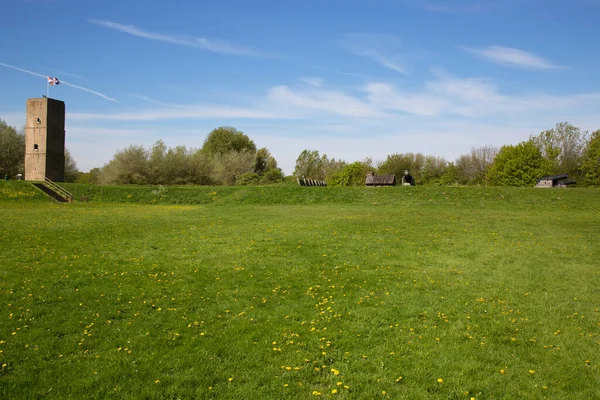 Güzel ortaçağ mimarisinin manzarası