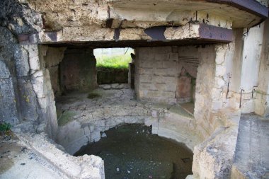 Tepedeki harabelerin manzarası 