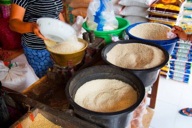 Geleneksel Tayland yemekleri, seçici odaklanma