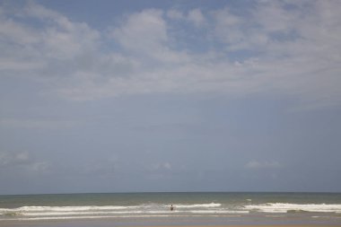 Güzel tropikal plaj manzarası