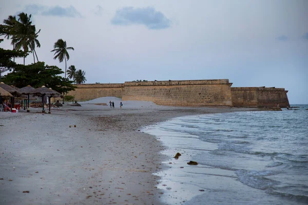 Ancient castle on sea coast