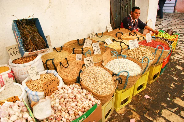 Vue Sur Marché Alimentaire Arabe Vieille Ville — Photo