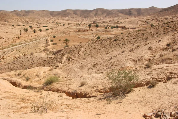 Die Landschaft Der Wüste Marokko — Stockfoto