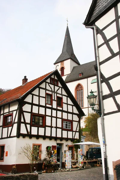 Domy Małej Wioski Niemczech — Zdjęcie stockowe