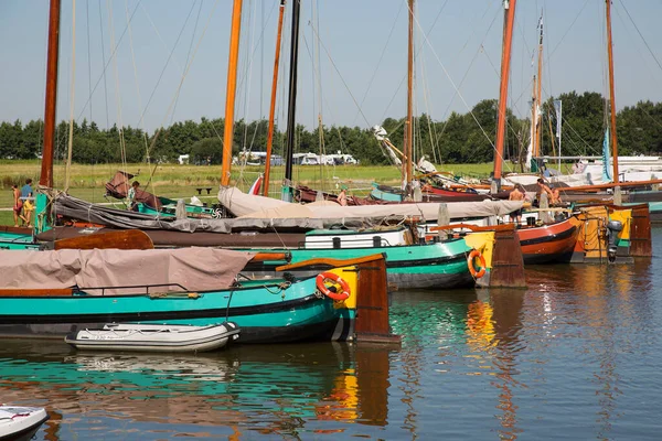 Boote Auf Dem Kanal Malerische Aussicht — Stockfoto