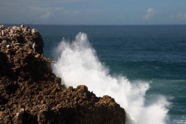Keskin kayalar, dik uçurumlar, düşük büyüyen çalılıklar ve gizli kumsal parçaları ile kıyı boyunca uzanan engebeli doğa bölgesi, yüksek dalgalar kıyı boyunca kırdıyor ve sıçrıyor.
