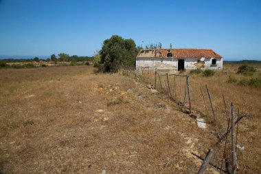 Terk edilmiş bir ev.