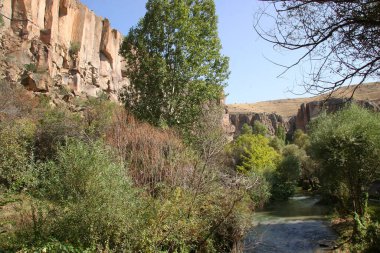 Dağlardaki güzel nehir manzarası
