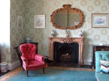 Güzel lüks bir otelin içinde.