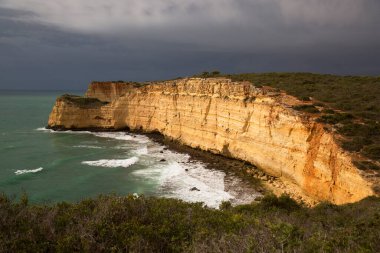 Deniz kıyısının güzel manzarası