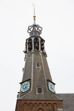 Weesp şehrinin gündüz mimarisi, Hollanda