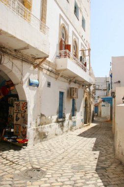 Arap mahallesinin manzarası