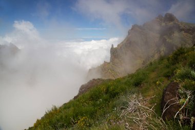 Dağların güzel manzarası