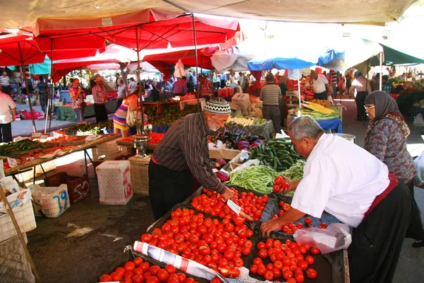 Gente Mercado Calle Abierta — Foto de Stock