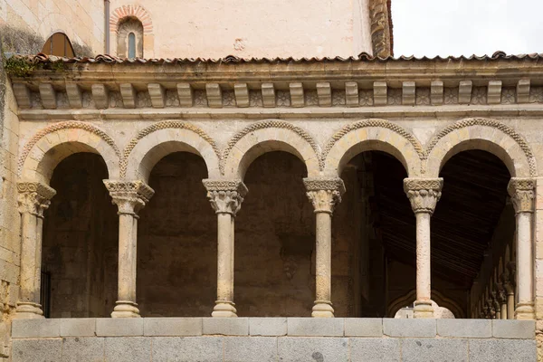 Bögen Fassade Des Alten Steingebäudes — Stockfoto