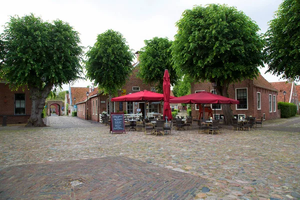 Γειτονιά Ενός Μικρού Χωριού Ολλανδία — Φωτογραφία Αρχείου