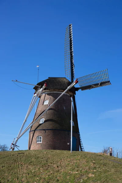 Detail Close Typisch Nederlandse Windmolen — Stockfoto