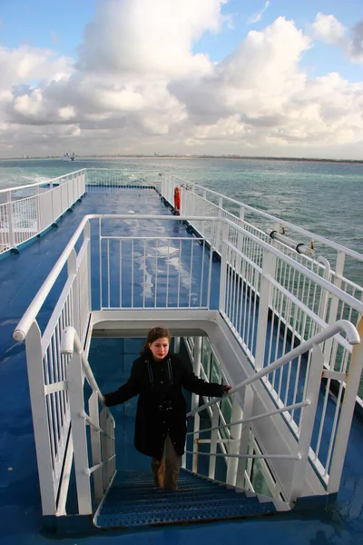 Blick Auf Das Fährdeck — Stockfoto