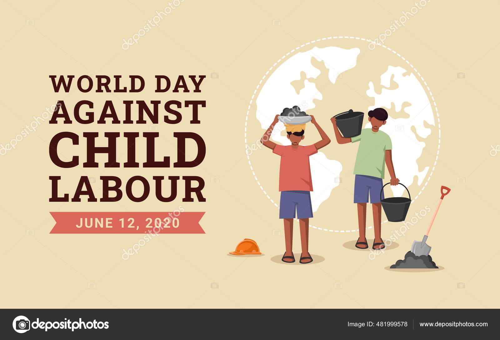 World Day Against Child Labour Images Vectorielles World Day Against Child Labour Vecteurs Libres De Droits Depositphotos