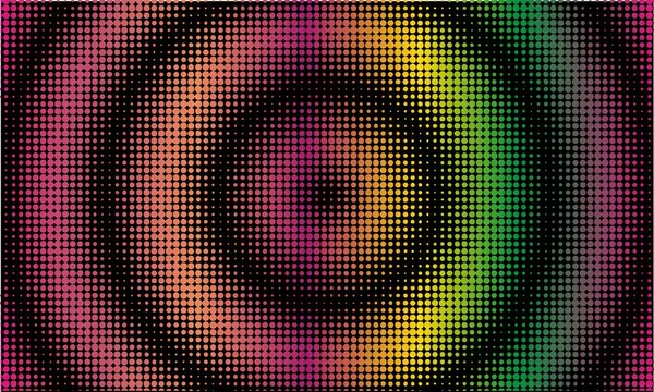 Abstrakter Hintergrund Mit Farbverlauf Kreismuster Radiales Muster Volumen Ton Hintergrundmusik — Stockvektor