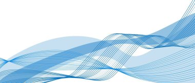 Soyut arkaplan. Serbest dalga tasarımı ve düz çizgiler. Arka plan teknolojisi. Vektör illüstrasyonu
