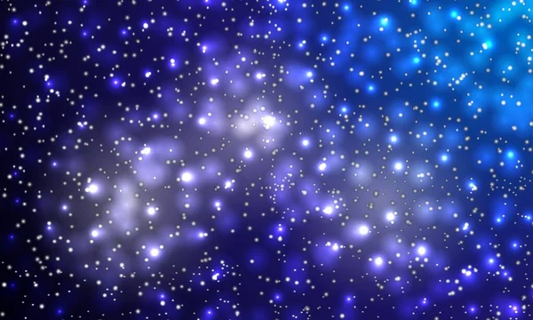 Néon Fond Abstrait Design Stellaire Espace Ouvert Galaxies Voie Lactée — Image vectorielle