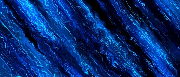 蓝色的抽象背景液体大理石做的设计 溢出的油漆 模糊的斑点 抽象的艺术 模糊的圆圈的纹理 社交网络 网站的横幅 — 图库照片