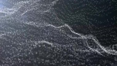 Soyut, animasyon, Arka plan, çizgiler, noktalar, örüntü, rastgele hareket eden, parçacıklar, Pürüzsüz, dalga, tasarım, Doku, moleküller, bükülme, spiral, Neon, parıltı, Samanyolu, Açık Alan, Takımyıldızları, 4k,