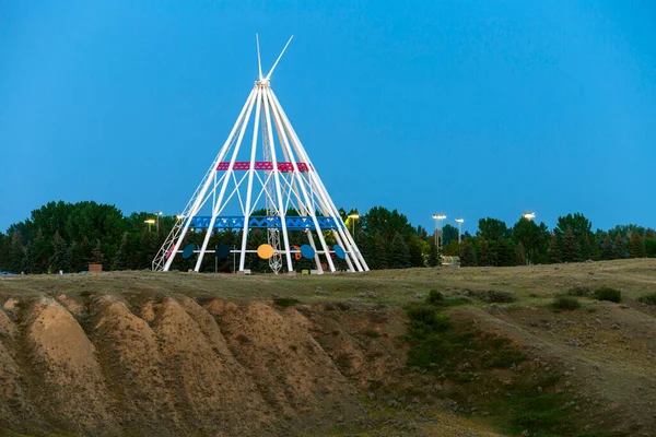 Medicine Hat Alberta Canada July 2019 Medicine Hats Πιο Ορατό — Φωτογραφία Αρχείου