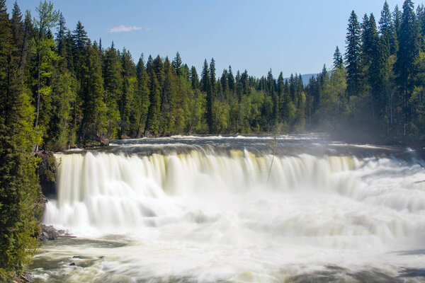 Dawson Falls is one of seven waterfalls on the Murtle River in Wells Gray Provincial Park, British Columbia, Canada.
