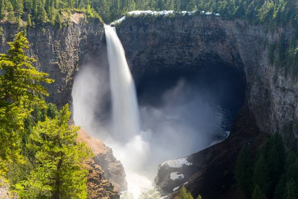 Helmcken Falls Ist Ein 141 Hoher Wasserfall Murtle River Wells — Stockfoto