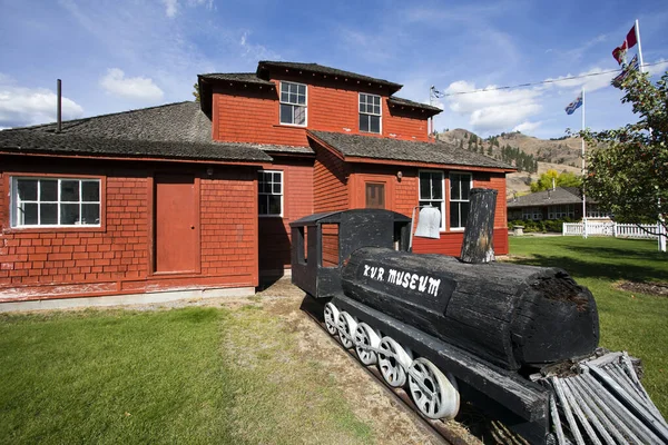 Setembro 2018 Midway Colúmbia Britânica Canadá Vista Exterior Pitoresco Museu — Fotografia de Stock