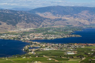 Osoyoos Okanagan Vadisi İngiliz Kolombiya Kanada manzarası